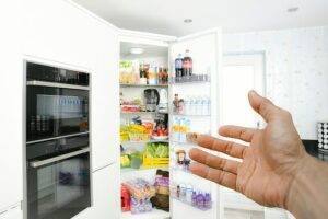rengjøring, kjøleskap